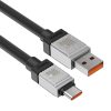 Baseus CoolPlay 100 W USB-USB-C kábel 2 m (fekete)