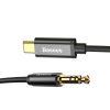 USB-C audiokábel 3,5 mm-es mini jack Baseus Yiven 1,2 m-es (fekete)