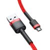 Baseus Cafule 1,5A 2 m-es USB-Micro USB-kábel (piros)