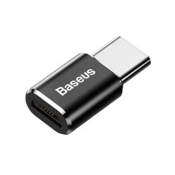 Baseus Micro Usb - Usb Type-C Adapter - Fekete