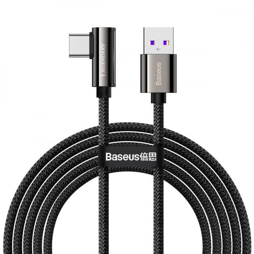 Baseus Legend Series - USB-C ferde kábel, 66 W, 2 m (fekete)