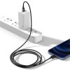 USB-C kábel a Lightning Baseus Superior sorozathoz, 20 W, PD, 2 m (fekete)