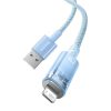 Gyorstöltő kábel Baseus Explorer USB-Lightning 2,4A 1M (kék)