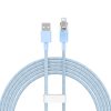 Baseus USB-A és Lightning Explorer sorozatú gyorstöltő kábel 2 m, 2,4 A (kék)