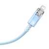 Baseus USB-A és Lightning Explorer sorozatú gyorstöltő kábel 2 m, 2,4 A (kék)