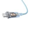 Baseus USB-C a Lightning Explorer sorozathoz 2 méteres gyorstöltő kábel, 20 W (kék)