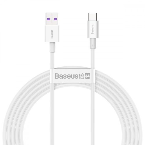 USB-USB-C Baseus Superior sorozatú kábel, 66 W, 2 m (fehér)