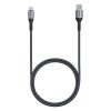 USB-A 3.1 to USB-C Fast charging cable Lention CB-ACE-6A1M, 6A, 10Gbps, 0,5m (black)