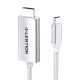 Lention CU707 USB-C to HDMI 2.0 cable,  4K60Hz, 1Gbps, 3m (silver)