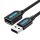 Vention USB-A csatlakozó USB-A porthoz kábel fekete 1,5 m
