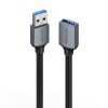 USB-A 3.0 dugasz-duga USB-A hosszabbító kábel szellőzőnyílás CBLHF 1 m