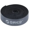 Tépőzáras szalag, kábelrendező Orico 1m (fekete)