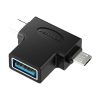 USB-C és Micro USB OTG Adapter Vention CDIB0