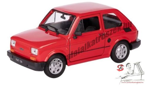 Makett Autó  Fiat 126P Piros