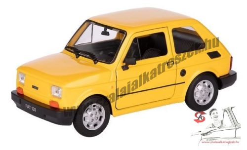 Makett Autó  Fiat 126P Sárga