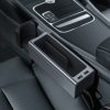 Baseus Deluxe Fém Autószervező Pohártartóval, 2X Usb Töltéssel (Fekete)