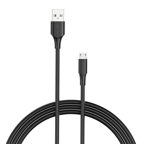Szellőző CTIBF USB 2.0 (dugasz) - Micro-B (dugasz) kábel (2 A, 1 m, fekete)