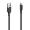 Szellőző CTIBF USB 2.0 (dugasz) - Micro-B (dugasz) kábel (2 A, 1 m, fekete)