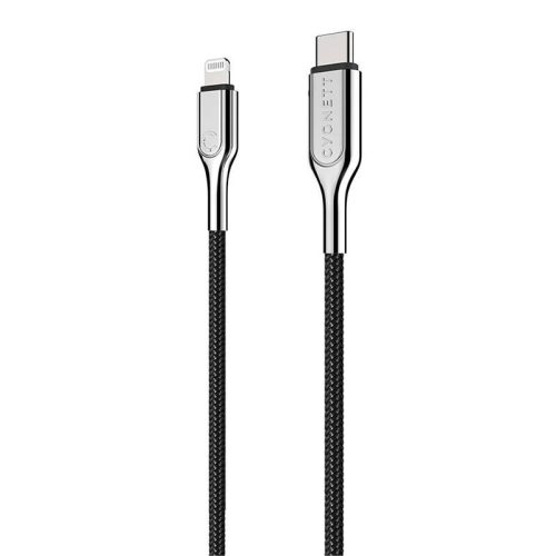 Cygnett Armored 12W USB-C-Lightning kábel 1m (fekete)