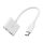Adapter audio USB-C to mini jack 3.5mm i USB-C Cygnett Essential (white)