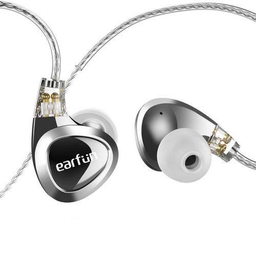 Vezetékes fejhallgató EarFun EH100 (ezüst)