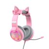 Havit GAMENOTE H2233d gammer fejhallgató RGB (rózsaszín)