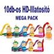 Mega Pack  10Db-Os Hd-Illat Illatosító