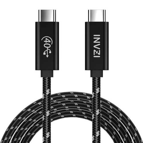 USB-C / USB4.0 Gen3 240W 40Gbps kábel, 1m (fekete)