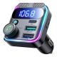 FM Transmitter számára Car Joyroom JR-CCB01, Dual-Mic, 48W (Black)