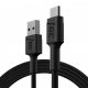 Cable USB-A - USB-C Zöld Cell GC PowerStream 120cm, val Ultra Charge, QC 3.0