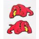Spike Bull Dog Matrica 2Dbos S-Méret Red