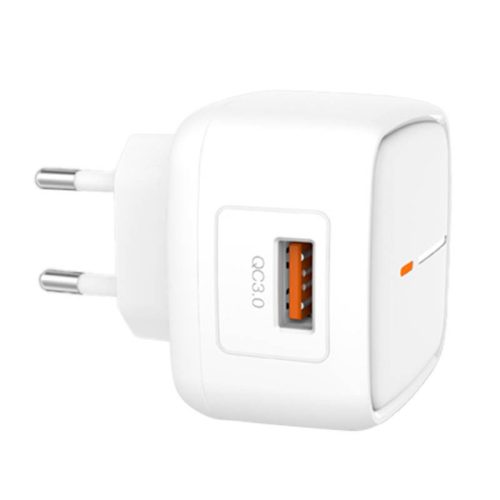 XO L59 hálozati töltő1x USB, 18W, Quick Charge 3.0 (white)