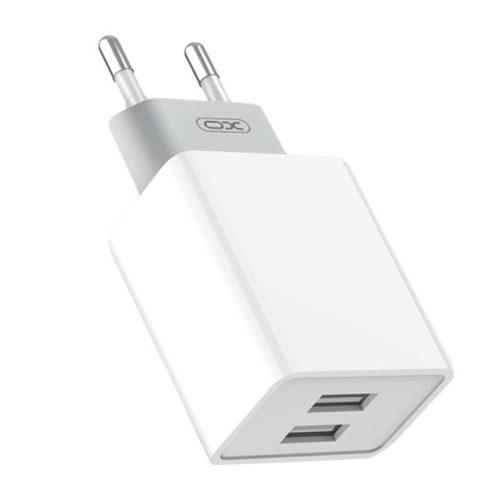 XO L65 fali töltő 2x USB + USB kábel (white)