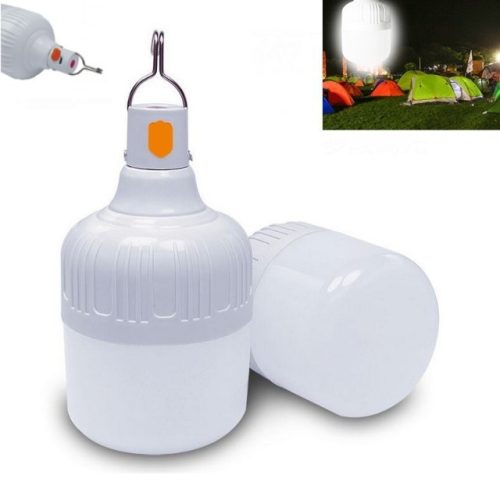Kültéri Újratölthető Kemping Led-Es Izzók Működő Energiatakarékos Buborékos Lámpa Usb-Töltő Gömbfény 5 Üzemmódban