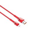 LDNIO LS661 USB - Micro USB 1m, 30W  kábel (piros)