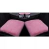 Pihe puha szőrös ülésvédő párna (első-hátsó) Rózsaszín