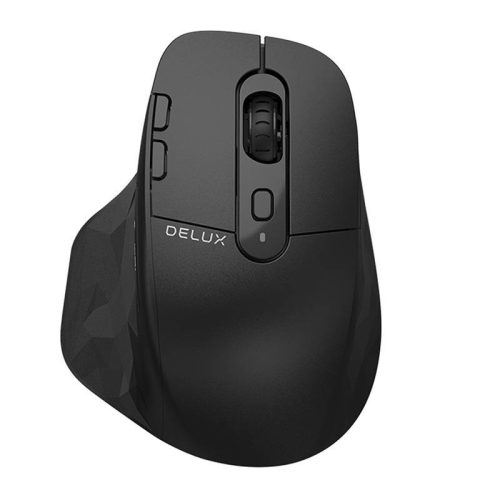 Delux M912DB Vezeték nélküli egér, 2.4G (fekete)