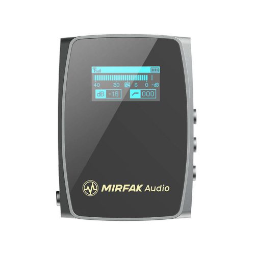 Mirfak WE10 Pro kétcsatornás kompakt vezeték nélküli mikrofon