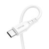 USB-C-USB-C kábel Vipfan P05, 60W, PD, 1m (fehér)