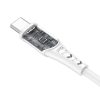 USB-C-USB-C kábel Vipfan P05, 60W, PD, 1m (fehér)
