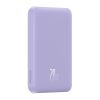 Mágneses Mini Powerbank Baseus 5000mAh 20W (lila)