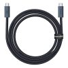 Baseus Flash 2 240 W 1 m USB-USB-C gyorstöltő kábel (fekete)