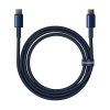 USB-C – USB-C Baseus Tungsten Gold kábel, 100 W, 1 m (kék)