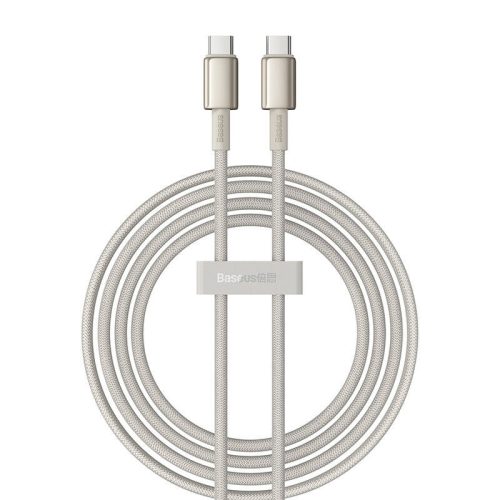 USB-C – USB-C Baseus Tungsten Gold kábel, 100 W, 2 m (arany)