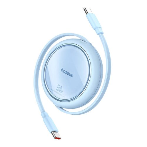 Baseus Free2Draw USB-C – USB-C kábel, PD, 100 W, 1 m (fehér)