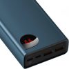 Powerbank Baseus Adaman Metal 20000mAh, PD, QC 3.0, 65W, 2xUSB + USB-C + mikro USB, (kék)
