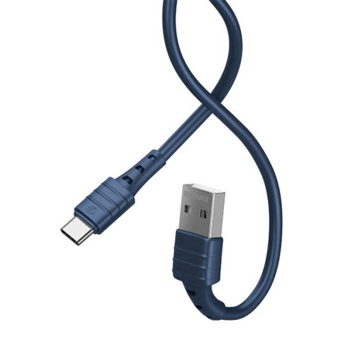 Remax Zeron USB-C kábel, 1 m, 2,4 A (kék)