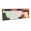 Mechanical keyboard Royal Kludge RK100 RGB, brown switch (black-orange)