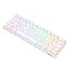 Mechanical keyboard Royal Kludge RK61 RGB, brown switch (white)