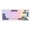 Mechanical keyboard Royal Kludge RKH81 RGB, Sky cyan switch (white)